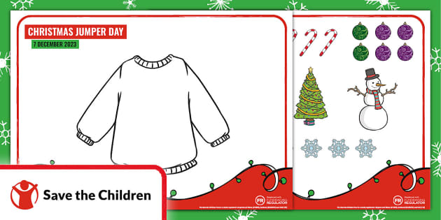 FREE! - Design a Christmas Jumper, Christmas Jumper Day