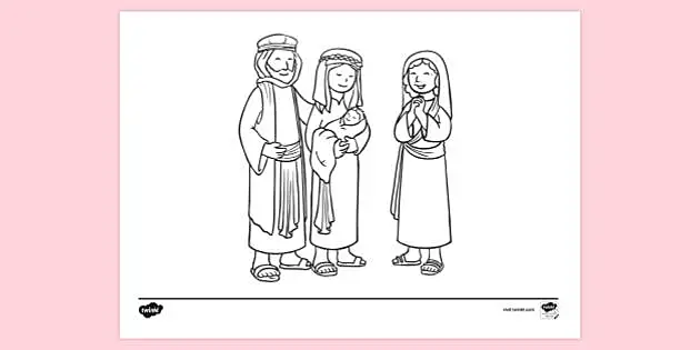 Boaz And Ruth Coloring Pages