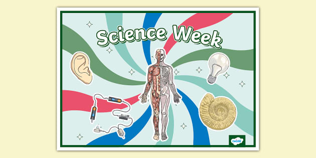 Science Week Display Poster (profesor hizo) - Twinkl