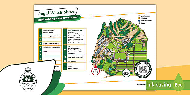 FREE! - Royal Welsh Show: Winter Fair Map - Twinkl