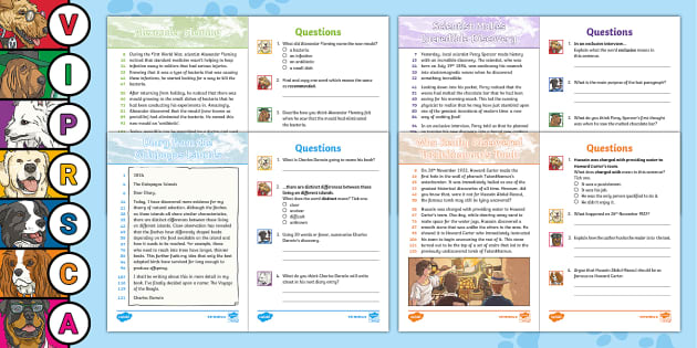 UKS2 60-Second Reads: Famous Discoveries Activity Pack