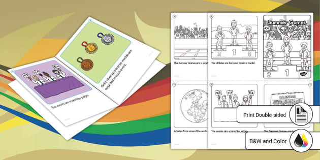 Summer Games Emergent Reader | Kindergarten | Twinkl USA