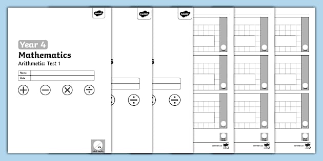 Year 4 Arithmetic Tests | Year 4 Mental Maths Test Papers