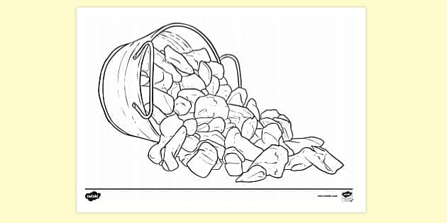 Free Cheese Curds Colouring Sheet Teacher Made Twinkl