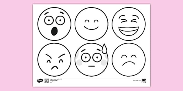 Feelings Colouring Page - F-6 - Parents - Twinkl