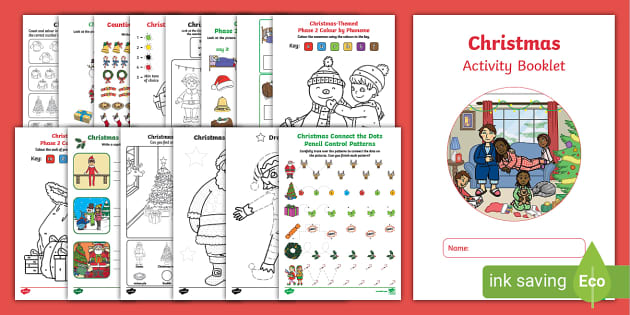 Christmas Activity Booklet  Twinkl (teacher made) - Twinkl