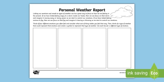 weather report homework