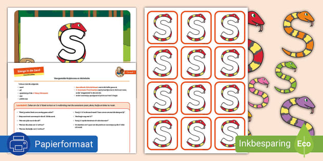 S Graad 1 Klanke Aanvullende Aktiwiteit Week 1 Twinkl
