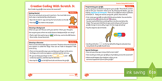 An Introduction To Scratch Jr Scratch Teacher Made