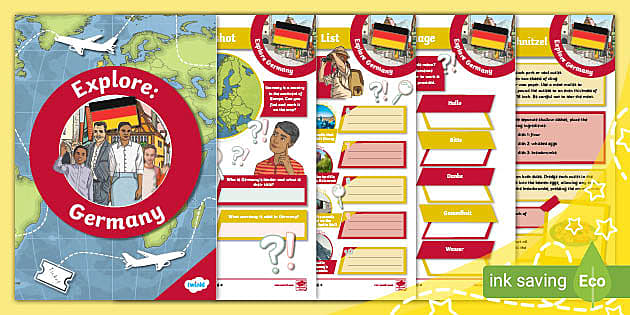 Explore: Germany Activity Booklet - KS2 (teacher made)