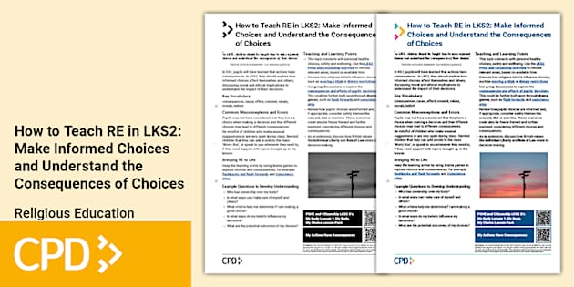 How to Teach RE in LKS2: Make Informed Choices and Understand the