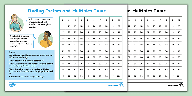 Factors and Multiples Games for Kids Online - SplashLearn