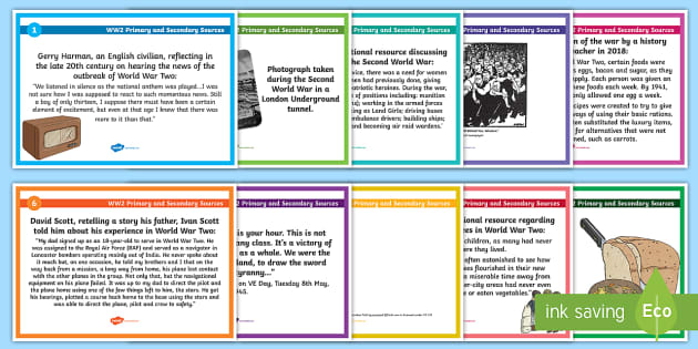 Ww2 Primary And Secondary Source Documents – Chat Stations