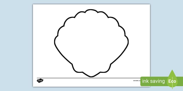 shell-outline-template-teacher-made-twinkl