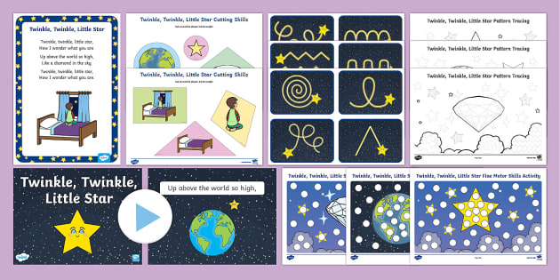 Free Twinkle Twinkle Little Star Printable Sequencing Cards - Fun