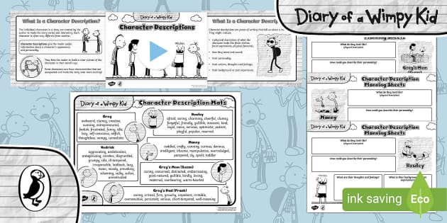 Diary of a Wimpy Kid Character Guide