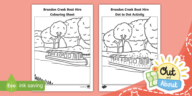 Brandon Creek Boat Hire Picture Puzzle - Days Out | Twinkl