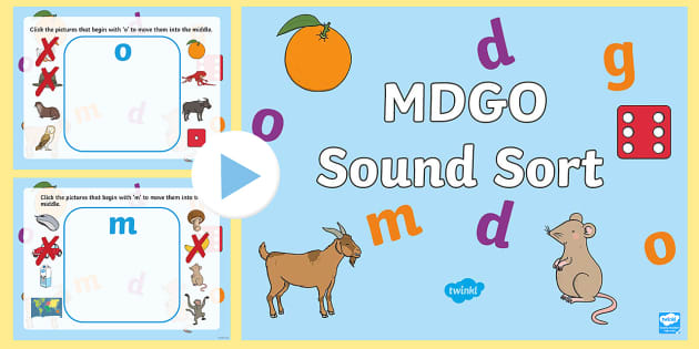 Mdgo Initial Sounds Game Powerpoint Teacher Made Twinkl