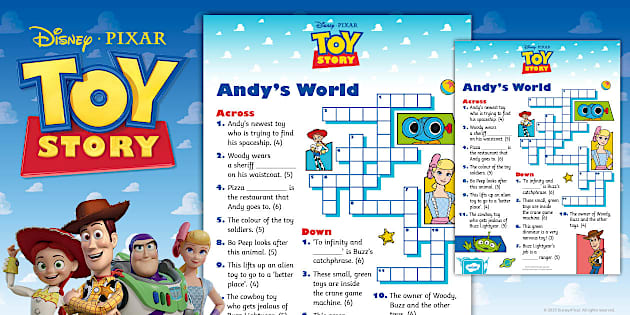 Toy Story Crossword Puzzle