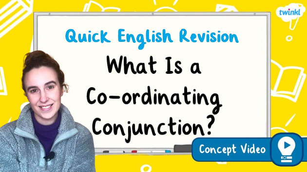 Coordinating Conjunctions Poster - English Resource - Twinkl