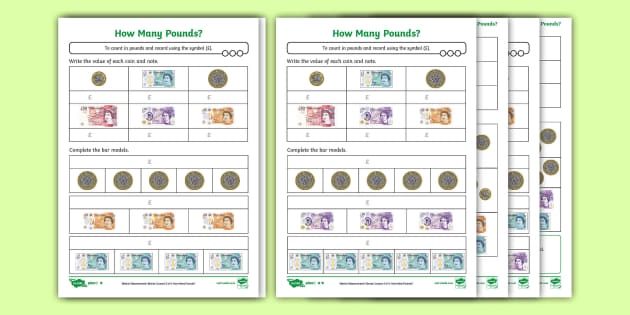 how-many-pounds-maths-activity-sheets-teacher-made