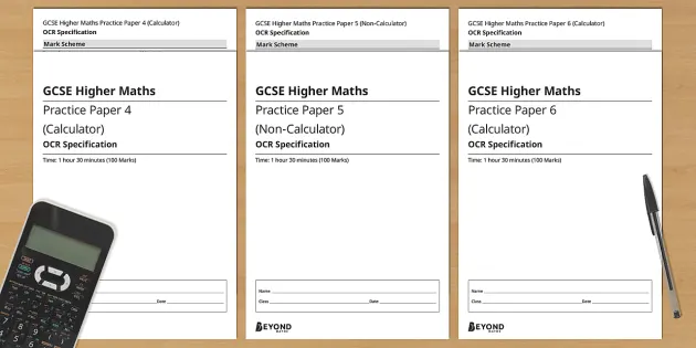 Ocr past outlet papers maths