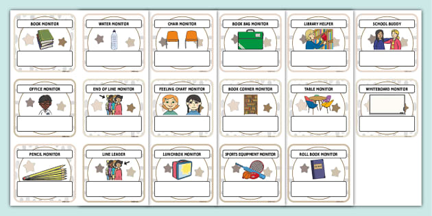 Leadership Roles In The Primary Classroom  Classroom job chart, Classroom  jobs, Leadership roles