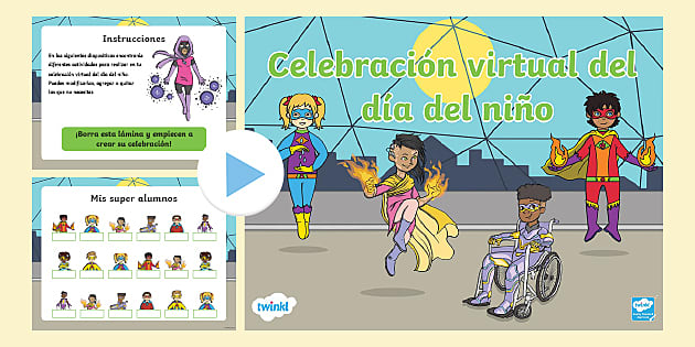 PowerPoint: Celebración del Día del Niño (Teacher-Made)