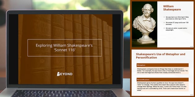 'Sonnet 116' by William Shakespeare PowerPoint Presentation