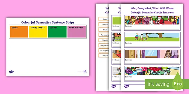 Colourful Semantics Template Teacher Made Colourful Semantics Template Teacher Made