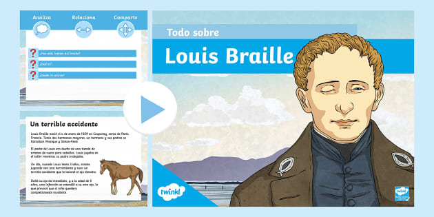 Powerpoint Todo Sobre Louis Braille Teacher Made Twinkl