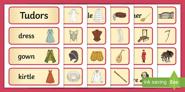 The Tudors Word Cards