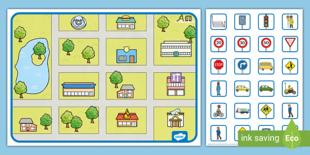 town map for kids