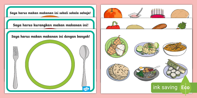 Lembaran Kerja Makanan Berkhasiat Dan Tidak Berkhasiat