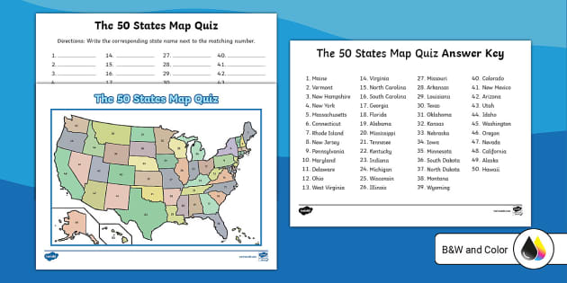usa states 50 states map