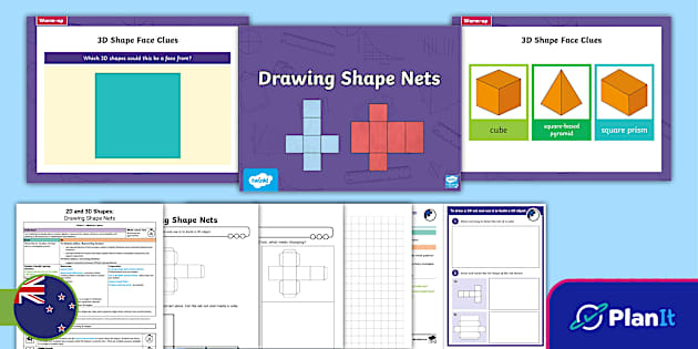 Phase 2 Space: (Drawing Shape Nets - 2D and 3D) Lesson 7