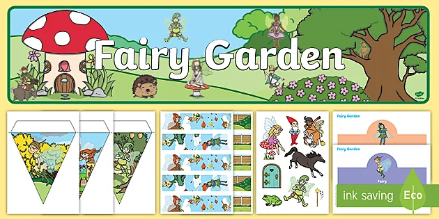 Fairy Garden Role Play Pack, Fairy Garden Signs Uk