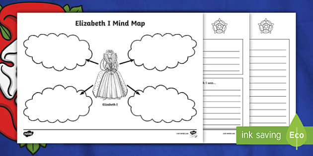 Tudors Elizabeth I Mind Maps And Worksheets Teacher Made