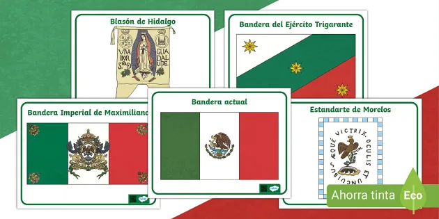 Carteles: Historia de la bandera de México (teacher made)