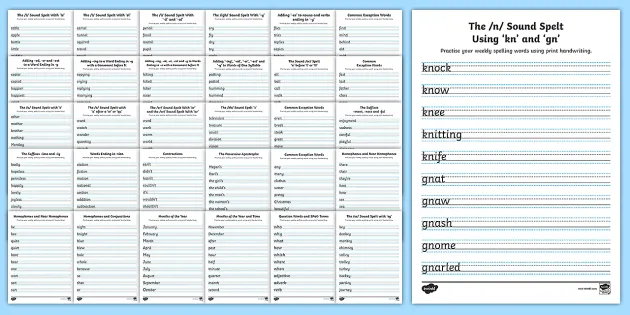 year 2 handwriting and spelling practice resource pack