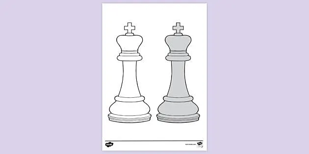 Chess Colouring Pages - Rook Piece - Twinkl Resource