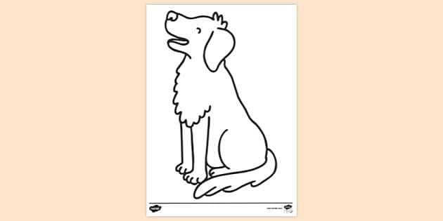 Coloring pages of dogs