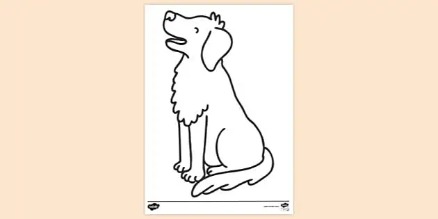 dog template printable