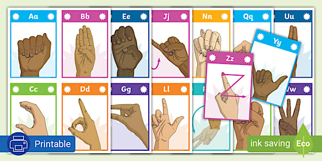 South African Sign Language Alphabet - Twinkl South Africa