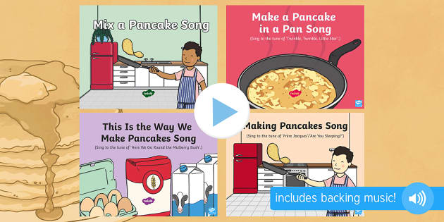Pancake Day Songs and Rhymes PowerPoints Pack (teacher made)