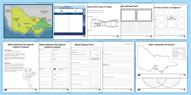 Australian States and Territories - Alpine National Park Landmark Resource