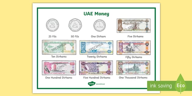 uae year 3 money word mat teacher made