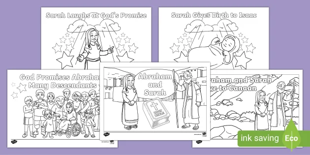 abraham and the promise coloring pages