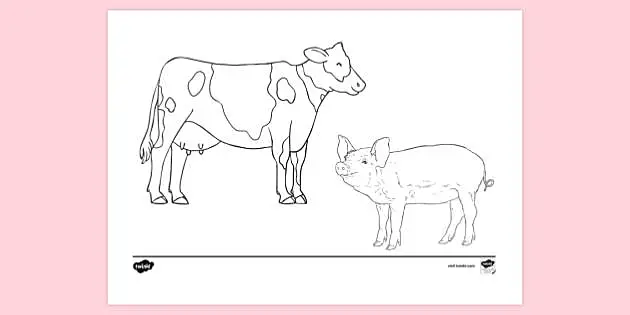Printable Cow Coloring Pages | Cow drawing, Animal coloring pages, Cow  coloring pages