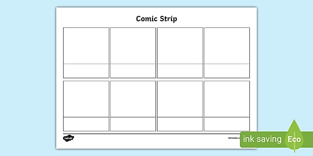 blank comic strip template ela teaching resources twinkl